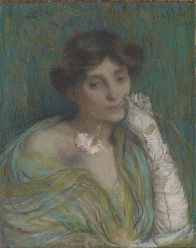 Ritratto di una donna che tiene un garofano in bocca - Musée d'Orsay, Parigi